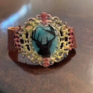 Hand crafted leather bracelet